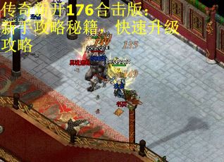 传奇新开176合击版：新手攻略秘籍，快速升级攻略